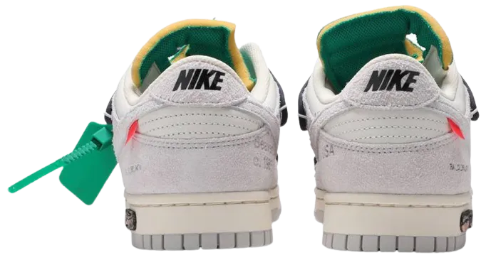 Dunk Low X OW Lot 20 complex design