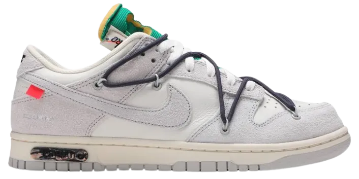 concrete running footwear humid - climate running shoes Dunk Low X OW Lot 20