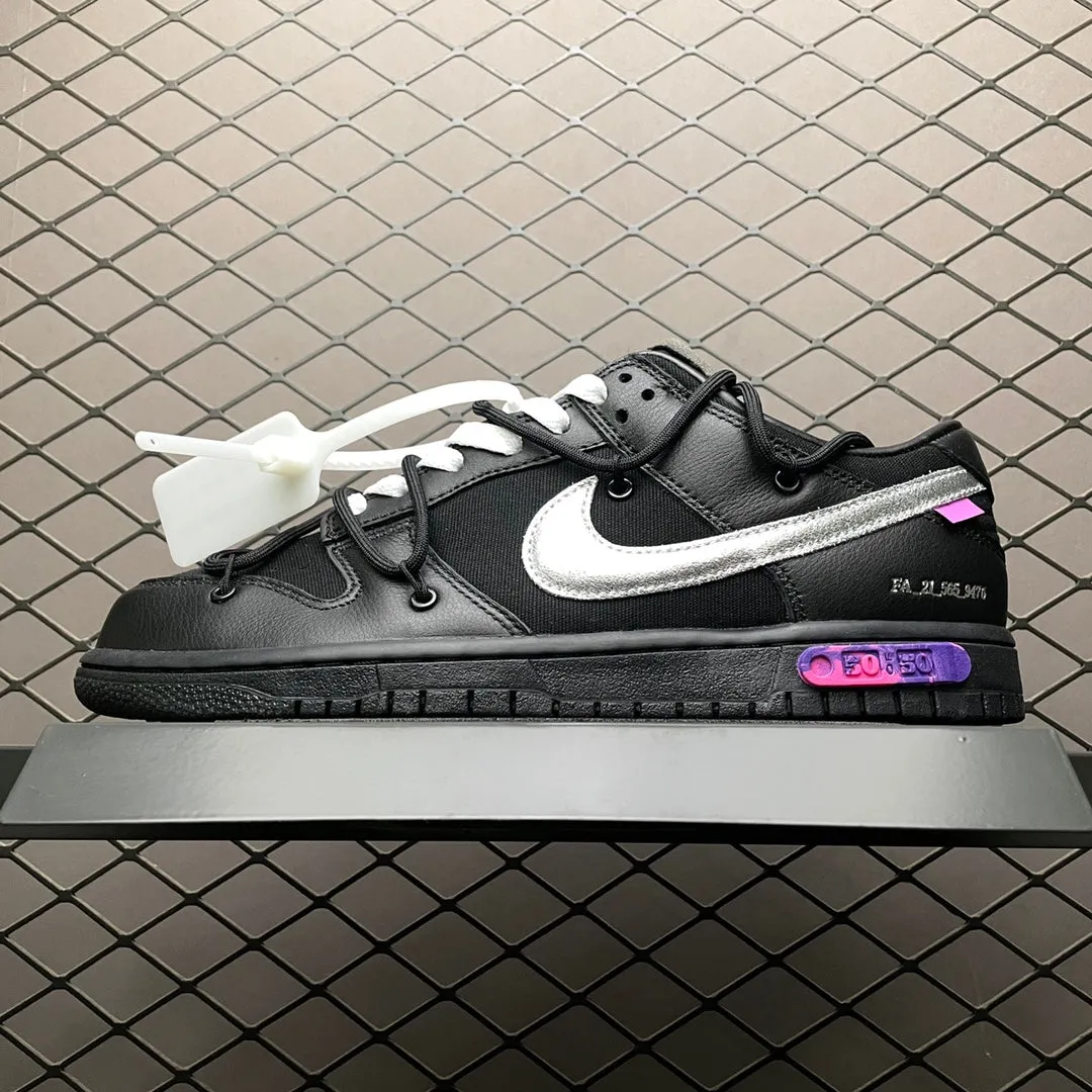 Dunk Low X OW Lot 50 Cushioned Fore - foot