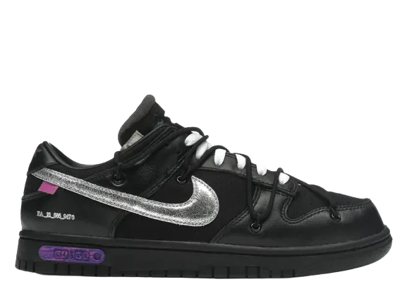 Dunk Low X OW Lot 50 running - community Strength - improving
