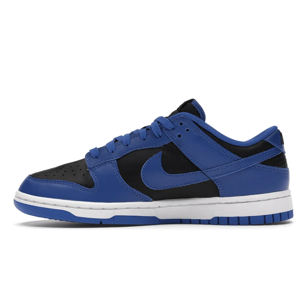 durable soles Nike Dunk Low Retro Black Hyper Cobalt