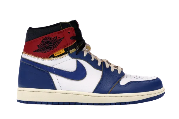 AJ1 Retro High Union LA Blue Toe Casual Edge Fast Step