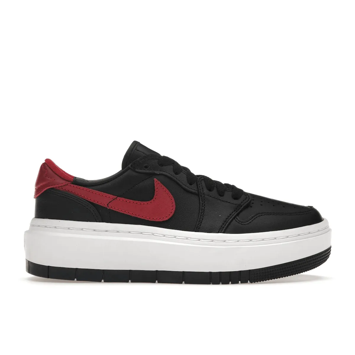 flex design High Jump Air Jordan 1 Elevate Low Black Gym Red White