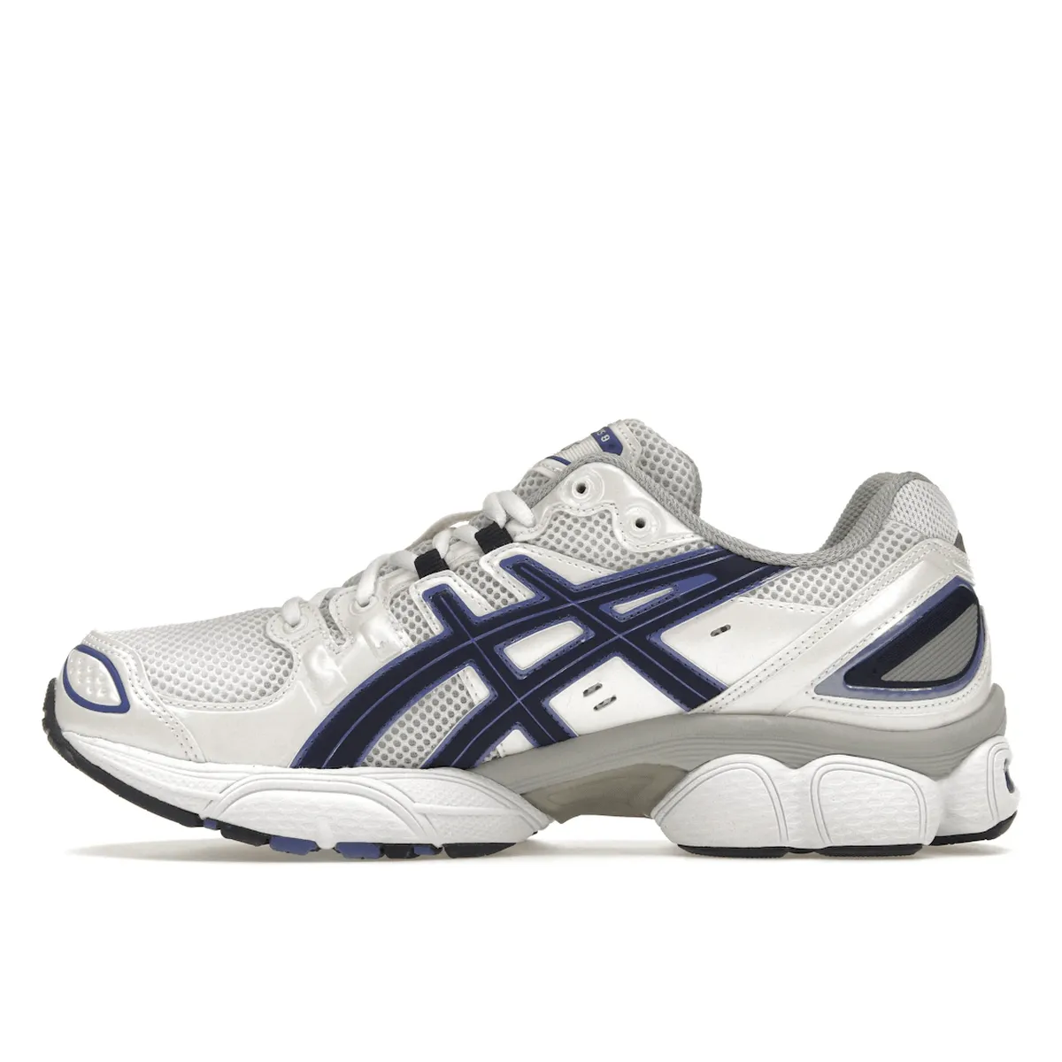 Dynamic-Look ASICS Gel-Nimbus 9 White Indigo Blue