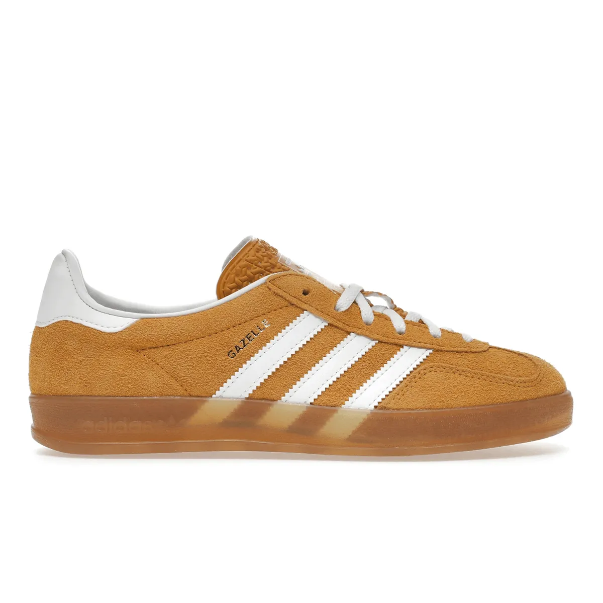 Adidas Gazelle Indoor Orange Peel White Flip Step Peak Path