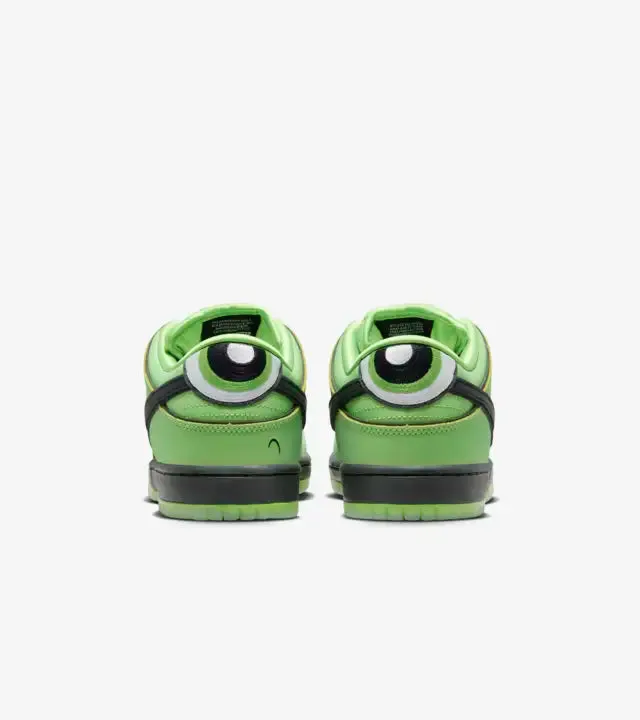 Easy Glide-In Nike SB Dunk Low Pro x Powerpuff Girls Buttercup