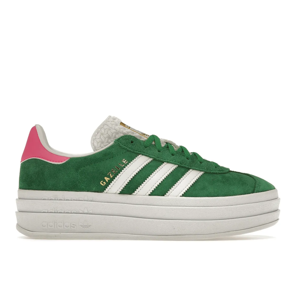 Easy Glide Move-In Adidas Gazelle Bold Green Lucid Pink