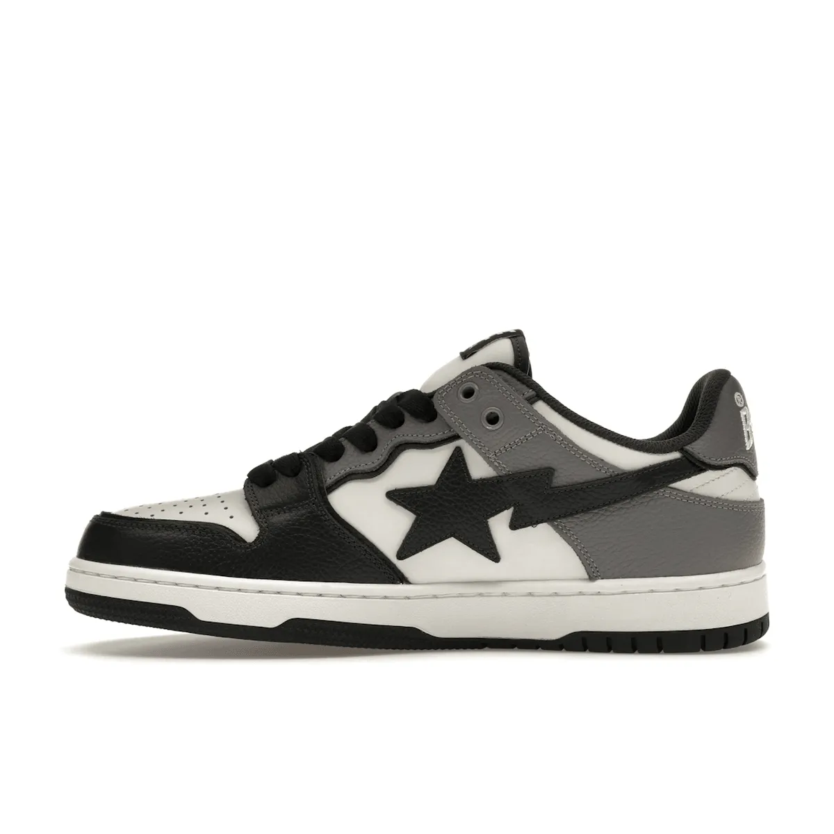 Eco-friendly A Bathing Ape Sk8 Sta #5 Black White Grey