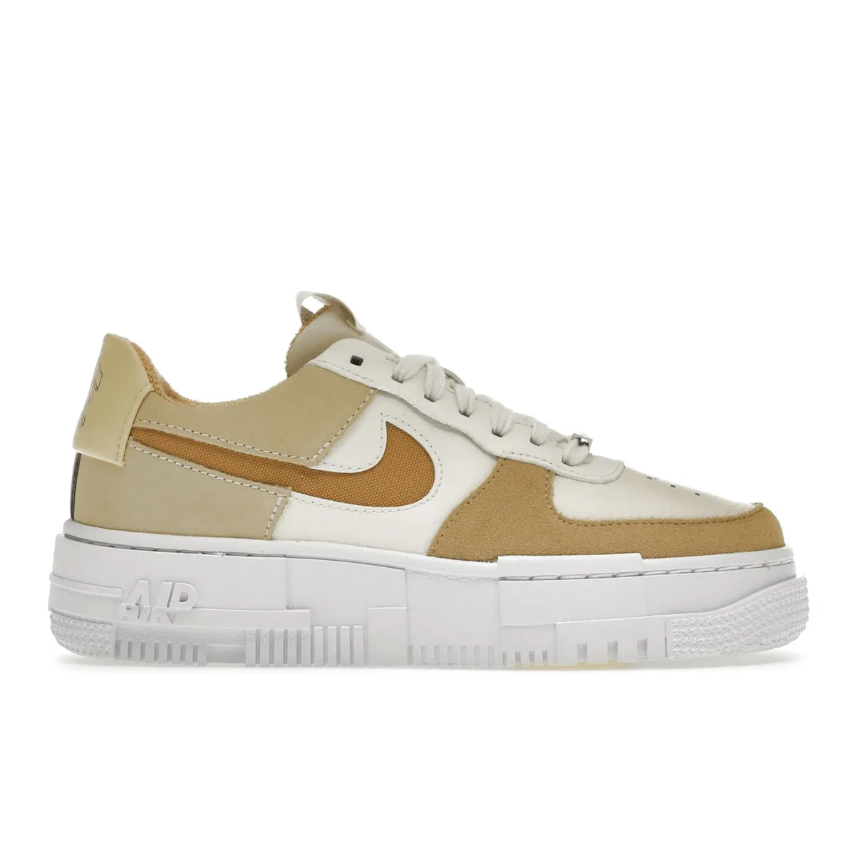 Shine Sole Knit Sole Air Force 1 Pixel Sail Tan
