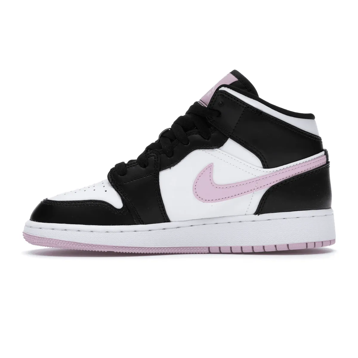 Elite performance Air Jordan 1 Mid White Black Light Arctic Pink
