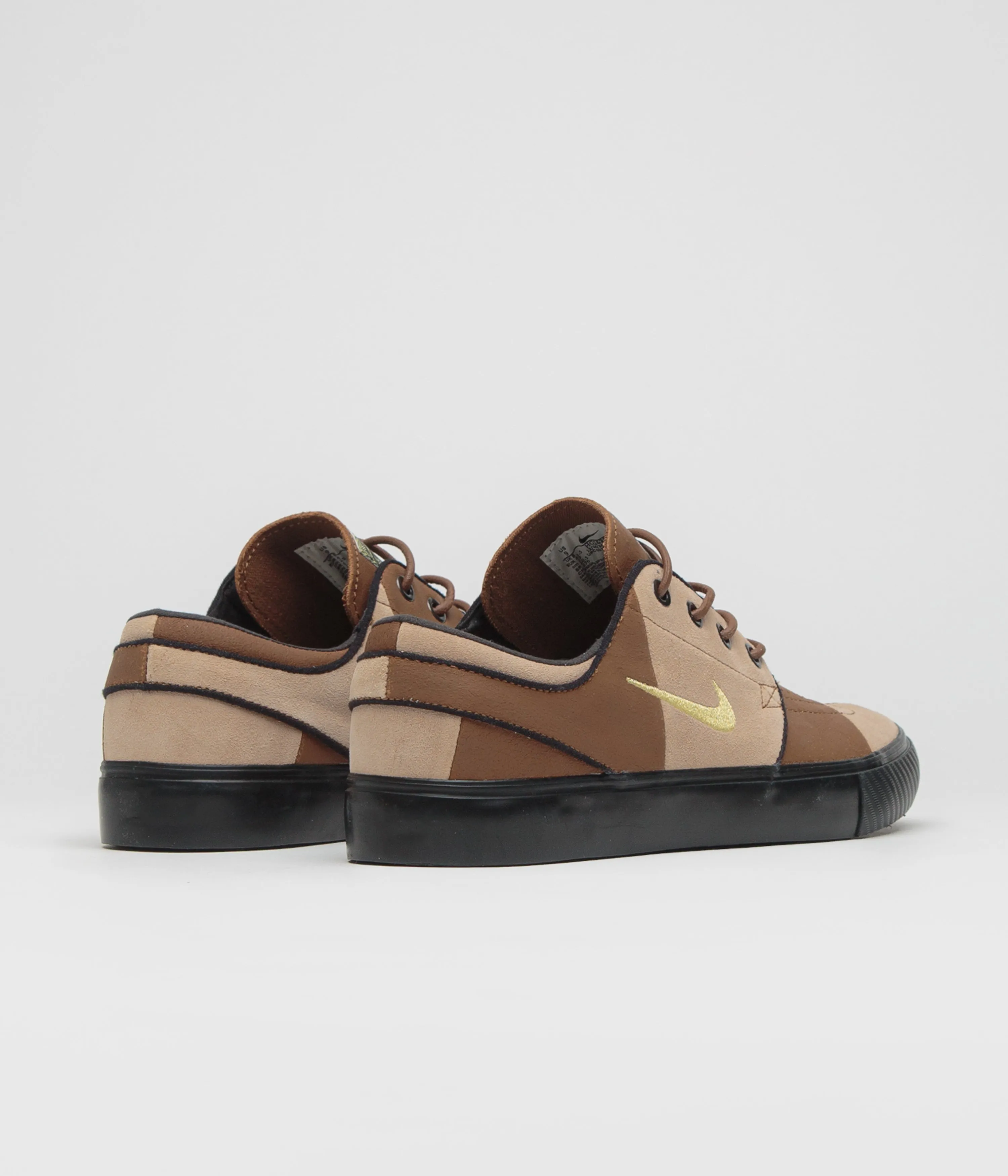 Endurance - friendly Nike SB Janoski OG  Premium  Shoes - Light British Tan / Saturn Gold - Hemp - Black