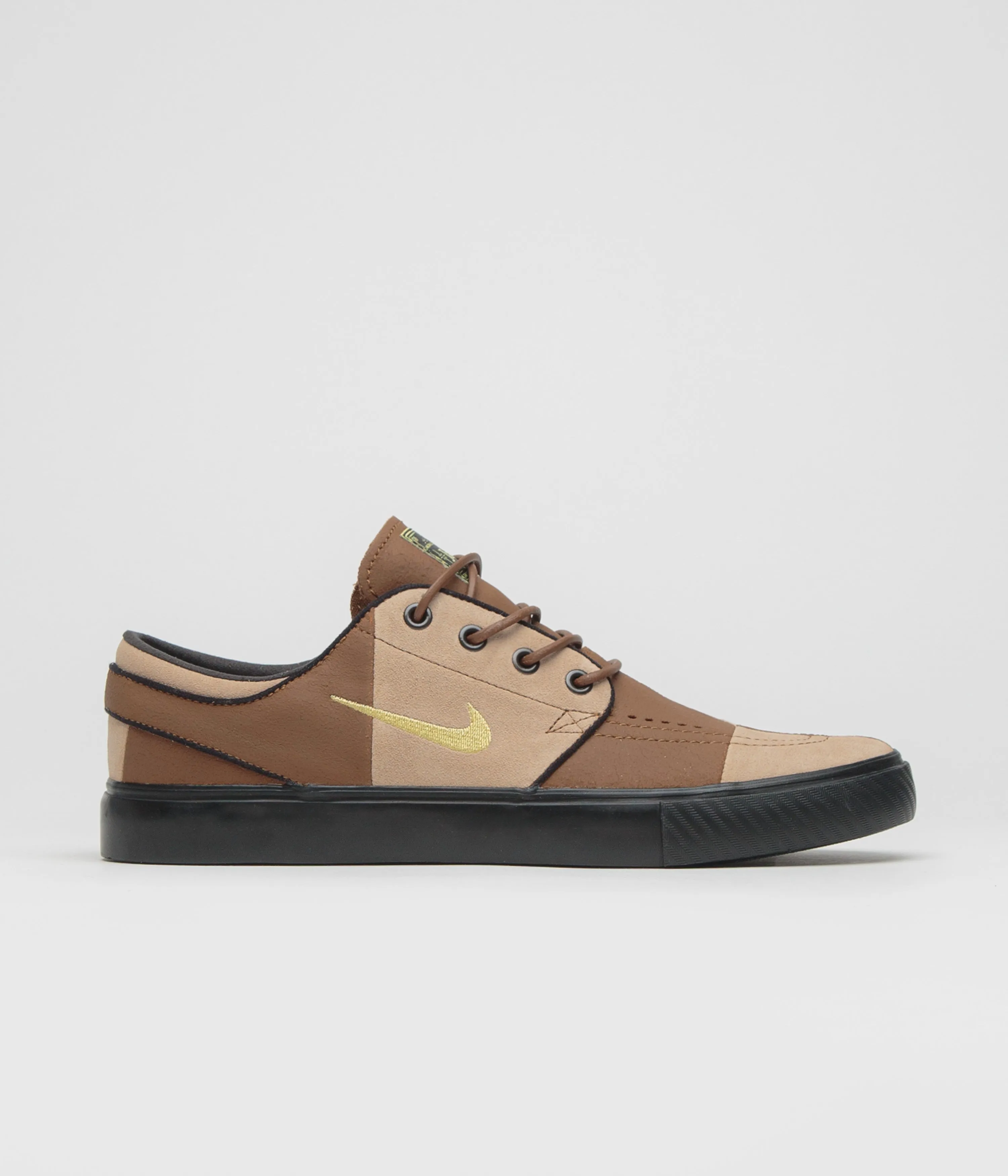 Endurance - friendly Nike SB Janoski OG  Premium  Shoes - Light British Tan / Saturn Gold - Hemp - Black