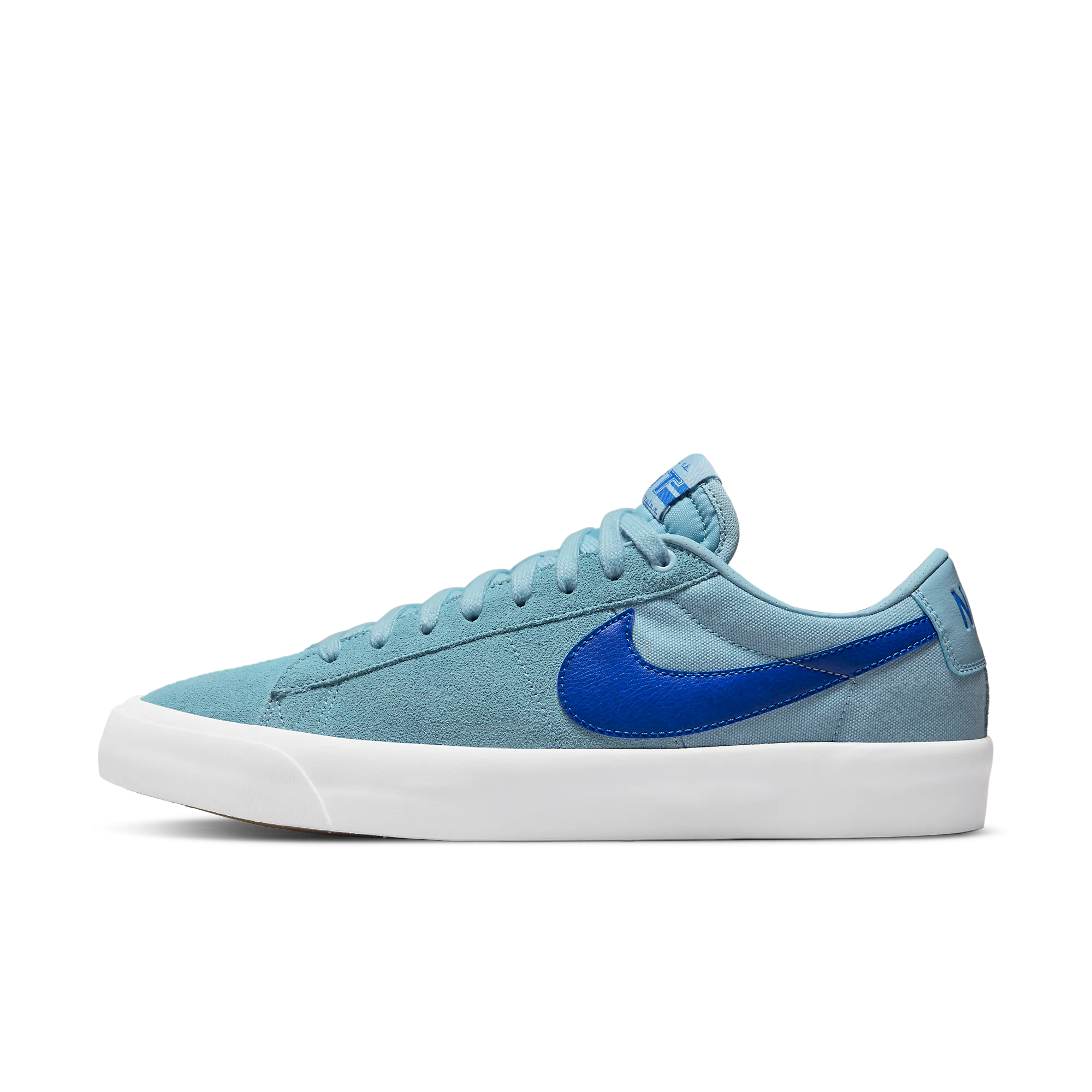 Energized Nike SB Zoom Blazer Low Pro GT Shoe - Boarder Blue/Racer Blue