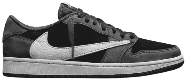 Distinctive flair AJ1 Low Travis Scott Reverse Phantom Grey
