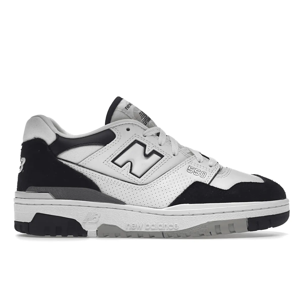 New Balance 550 White Black Rain Cloud All-around traction Basketball Ready