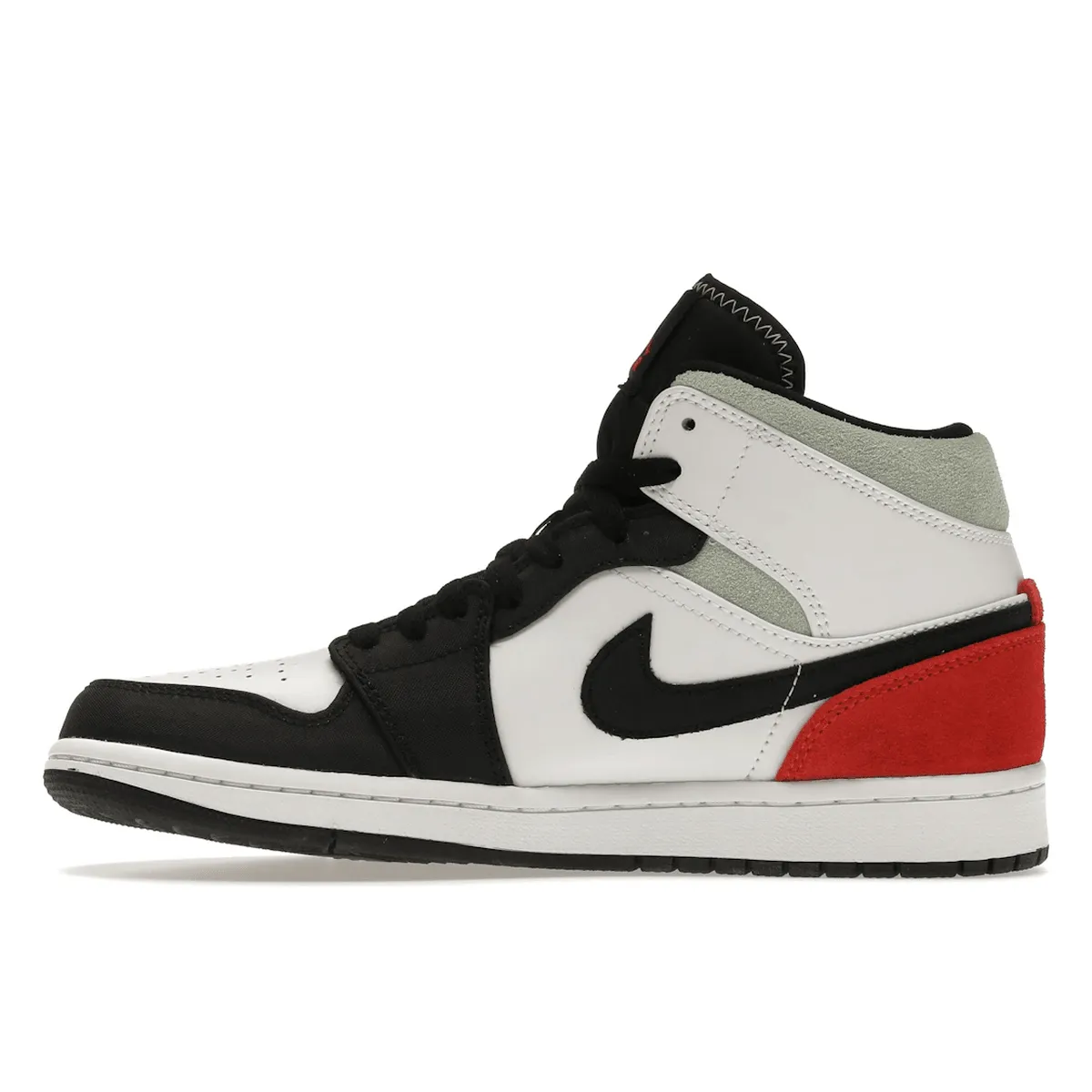 Energy Loop Foam Air Jordan 1 Mid SE Red Black Toe