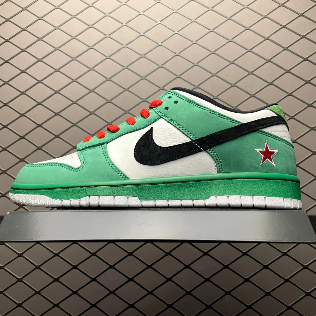 Enhanced grip SB Dunk Low Heineken