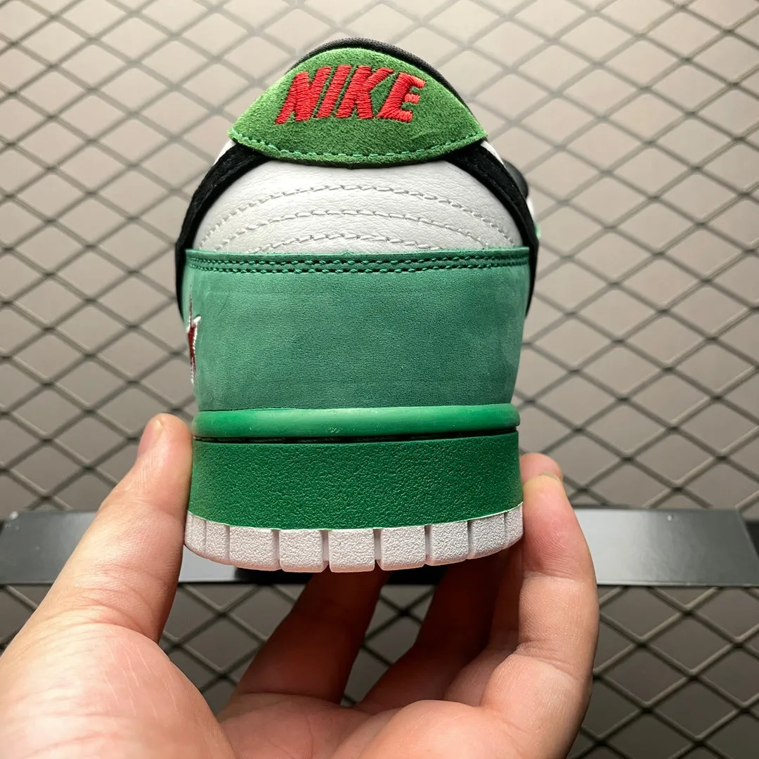 Enhanced grip SB Dunk Low Heineken