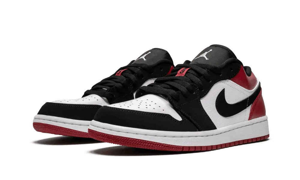 Enhanced Traction Air Jordan 1 Low Black Toe