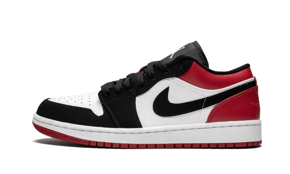 Enhanced Traction Air Jordan 1 Low Black Toe