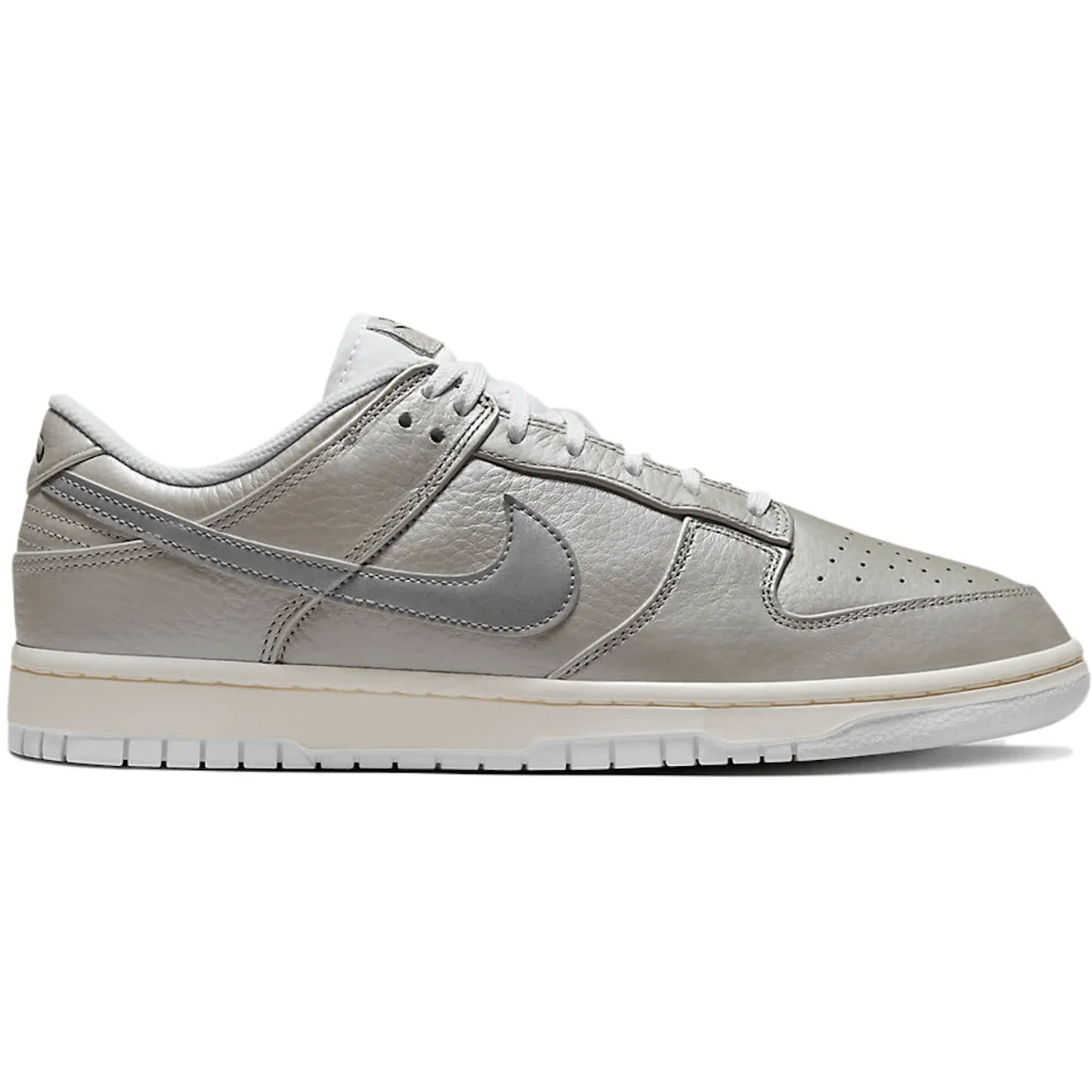 Pattern Play Nike Dunk Low Metallic Silver
