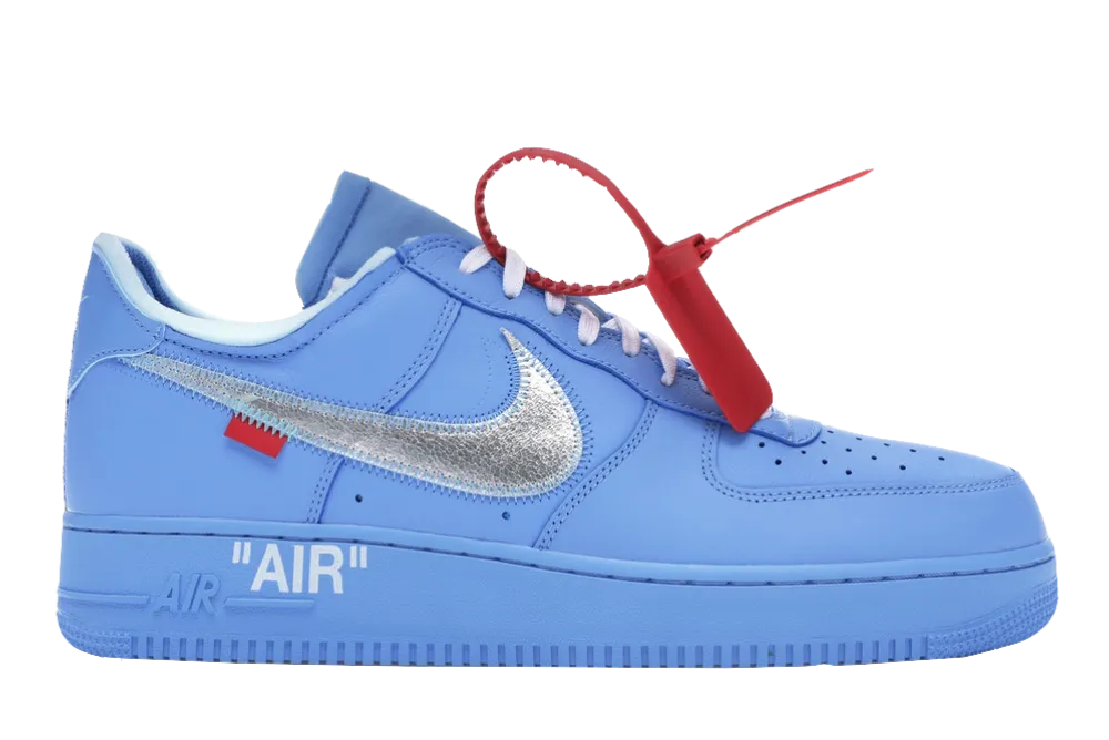 AF1 X OW MCA University Blue Shock Guard