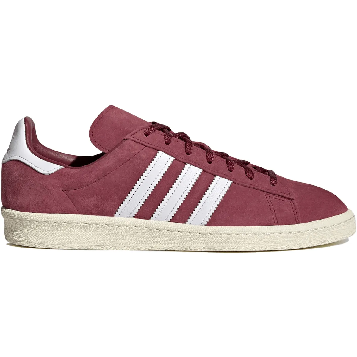 Adjustable Fit Adidas Campus 80s Collegiate Burgundy Cloud White