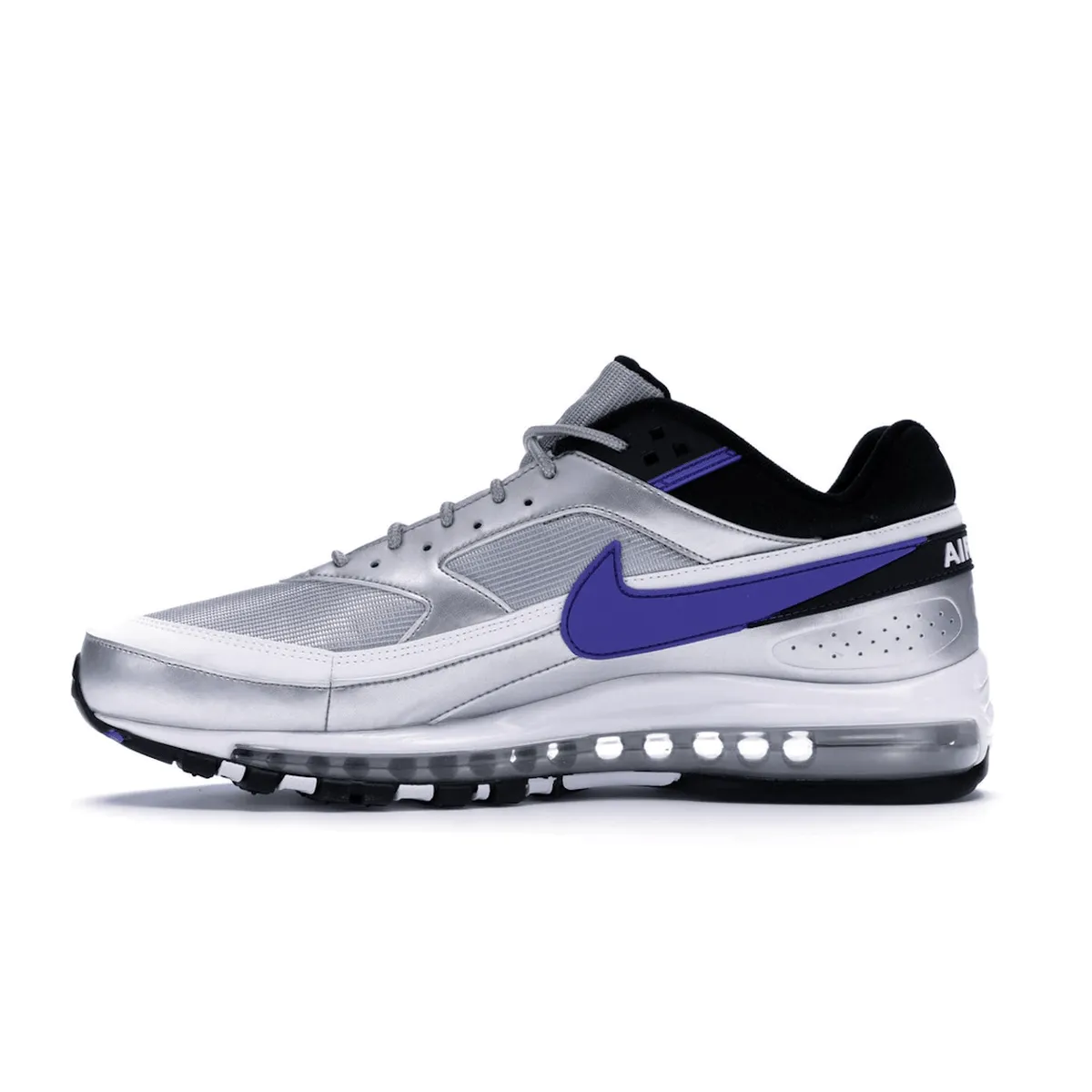 Extra Support Nike Air Max 97/BW Metallic Silver Persian Violet