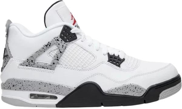 Relaxed shock absorption AJ 4 Retro White Cement