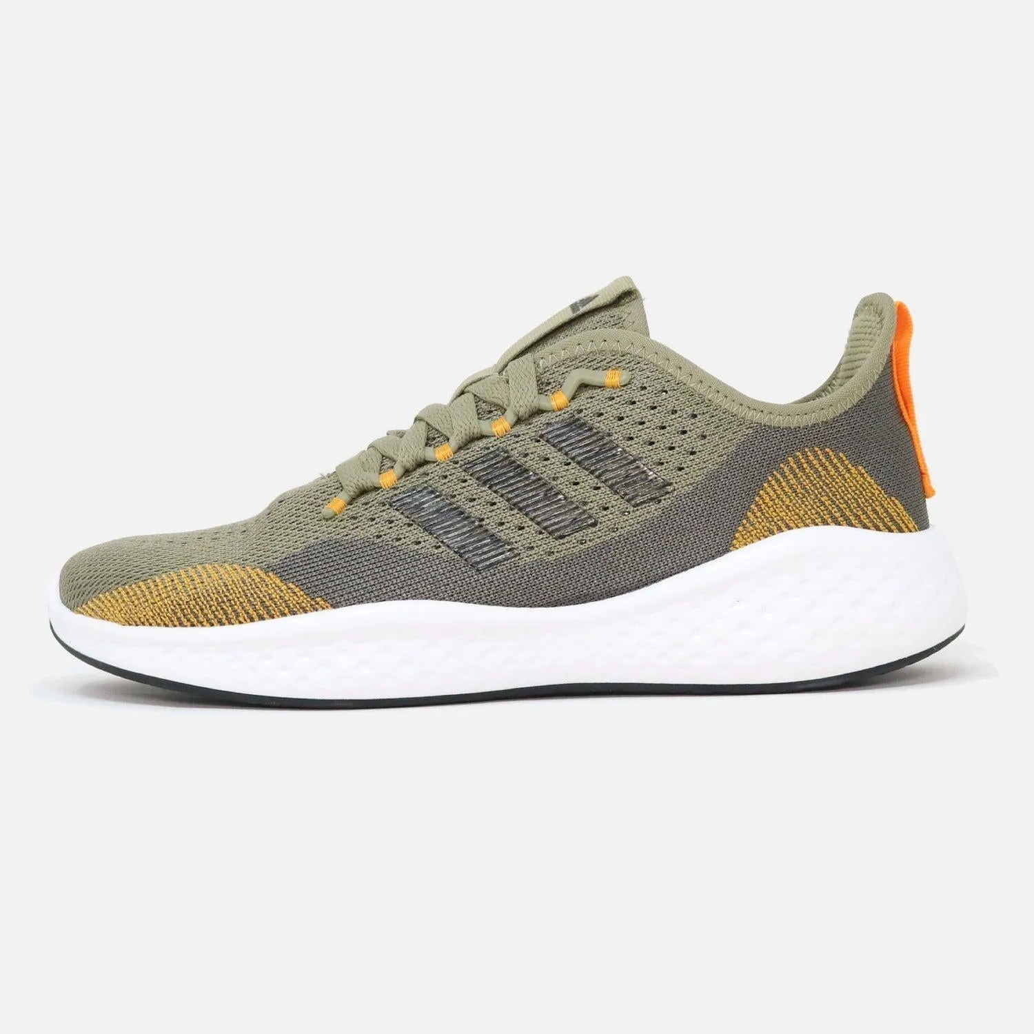Men's Adidas FluidFlow 2.0 Olive Trainers Wish Mood
