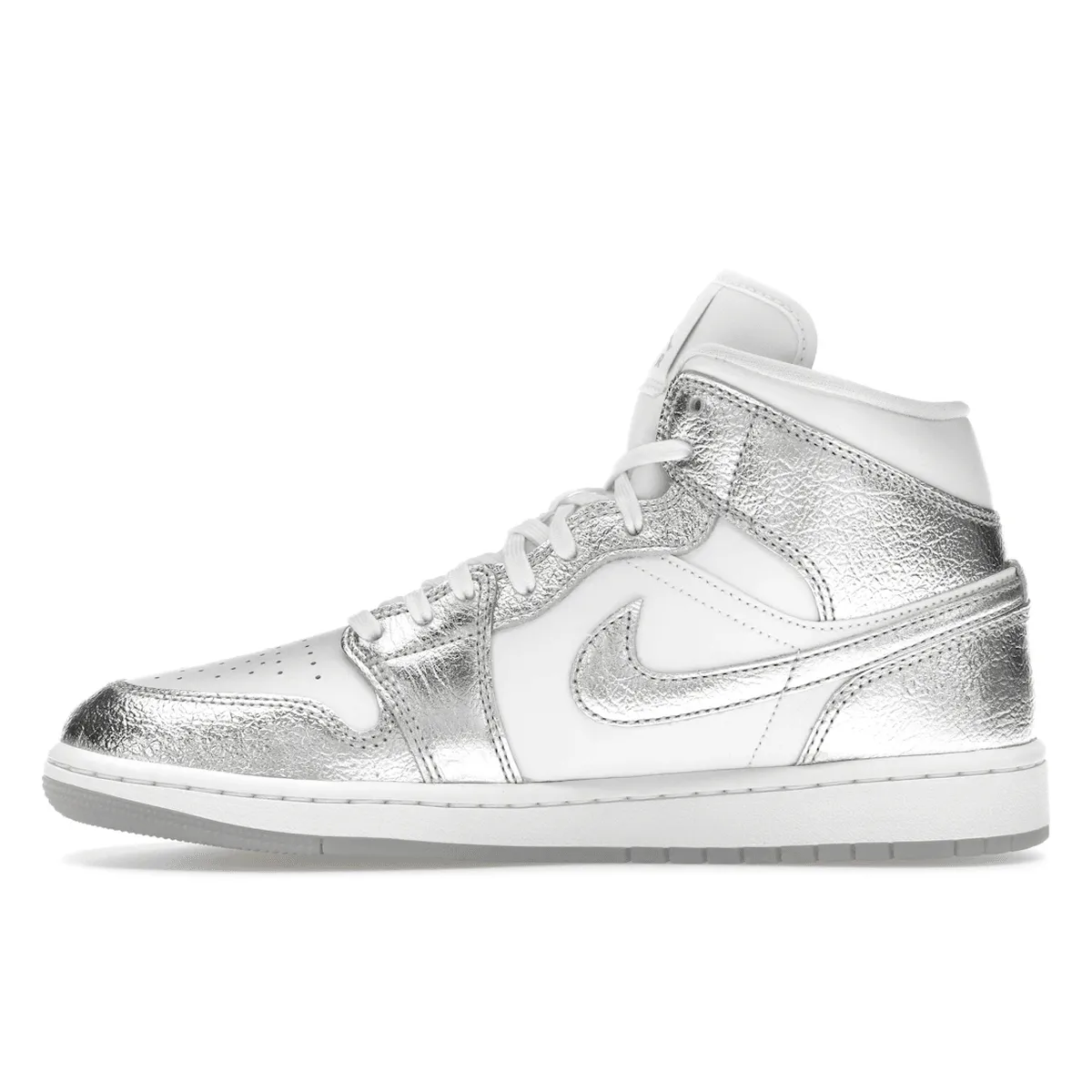 Fast Cushion Air Jordan 1 Mid SE Metallic Silver
