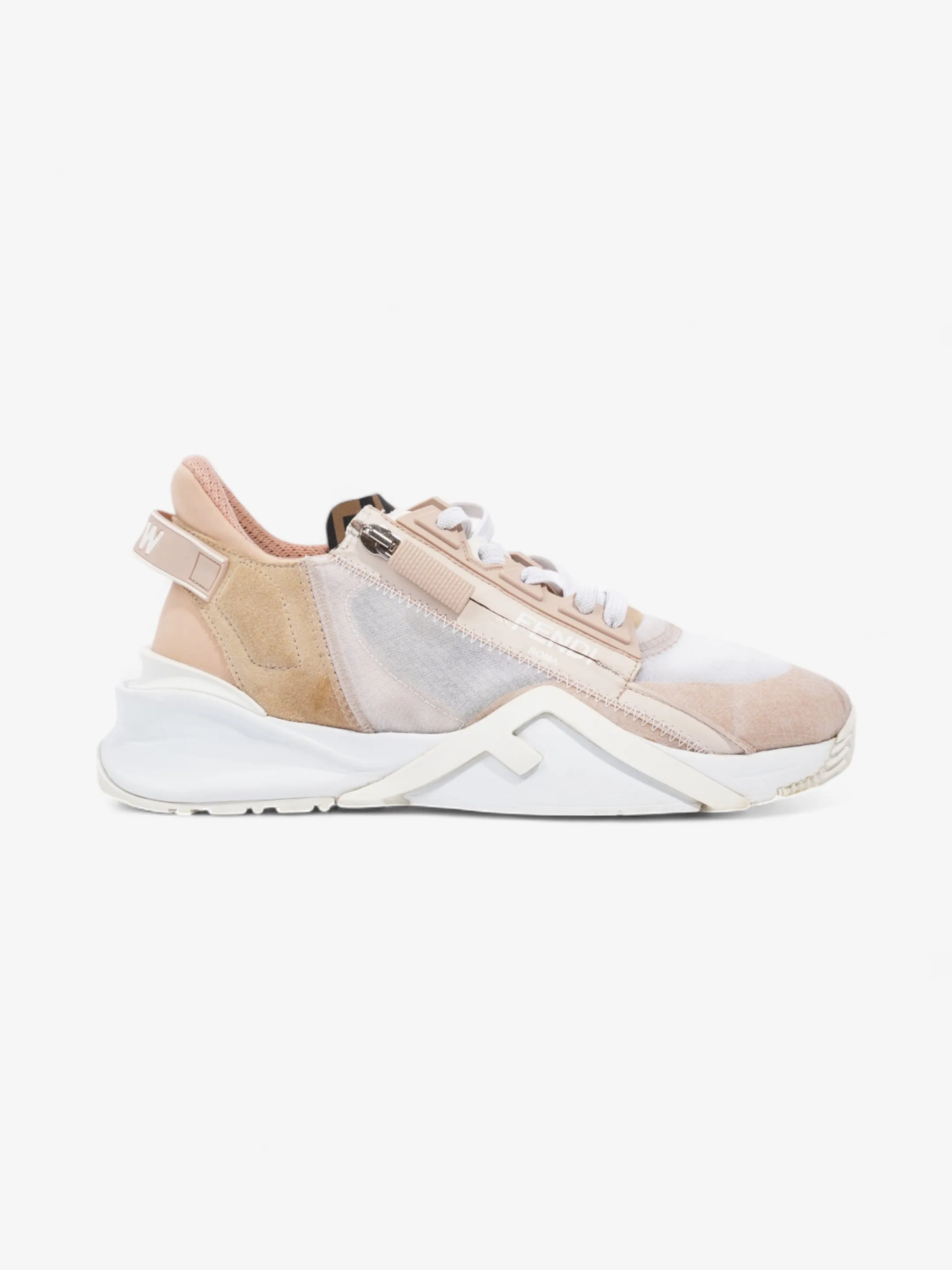 Fendi Flow Sneakers Nude / Beige  Mesh EU 37 UK 4 Luxurious design
