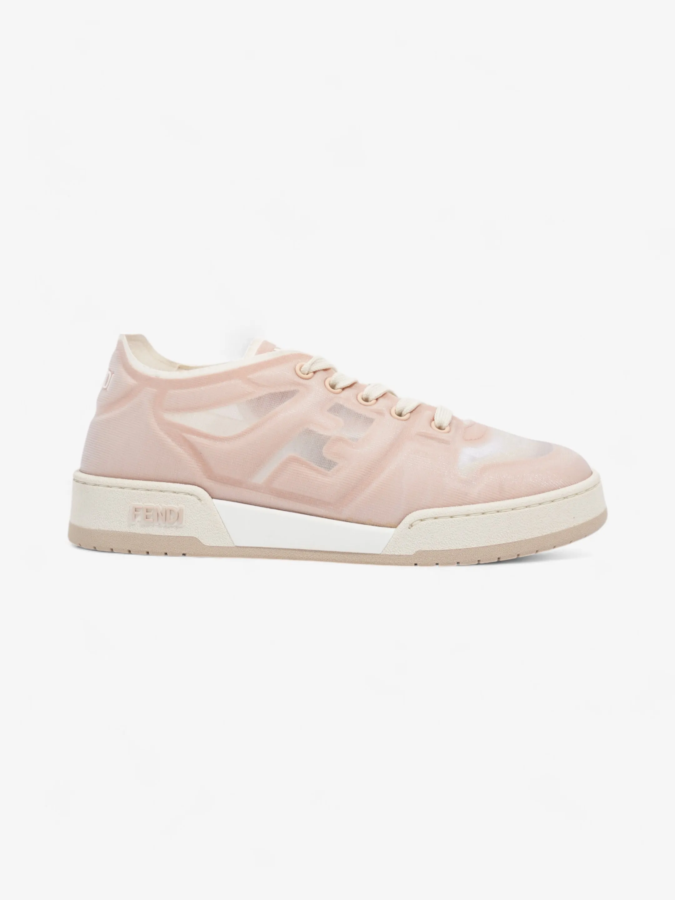 Fendi Match Sneaker  Pink / White Mesh EU 38 UK 5 Vibrant breathability