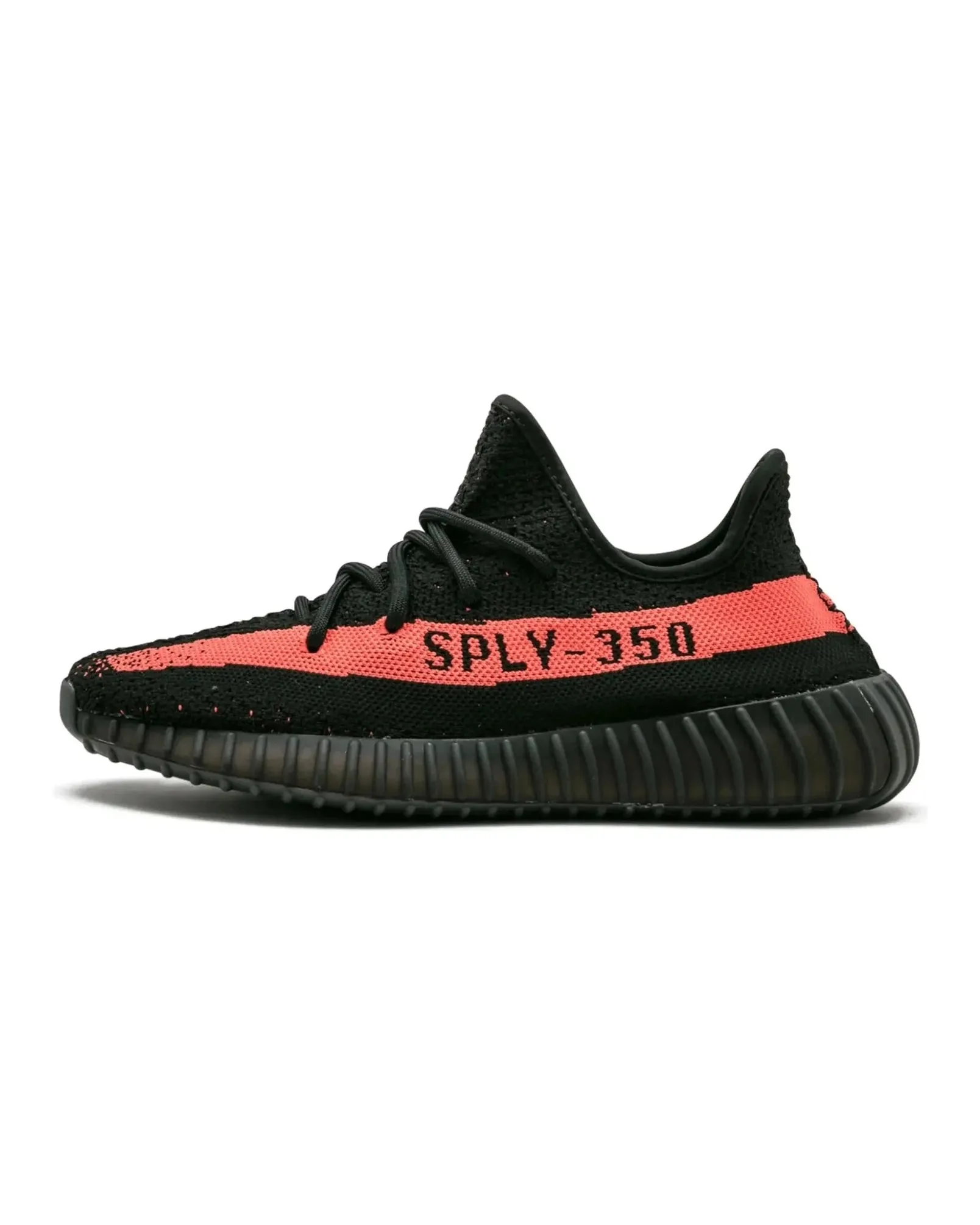 Adidas Yeezy Boost 350 V2 Core Black Red running in a glass bridge area shoes slow - drying shoes