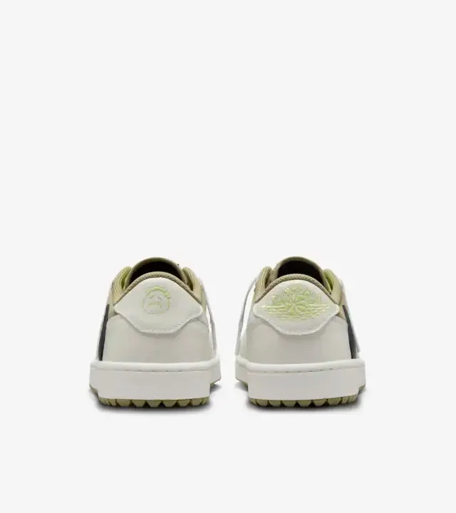 Fitted Travis Scott x Air Jordan 1 Retro low Golf Neutral Olive