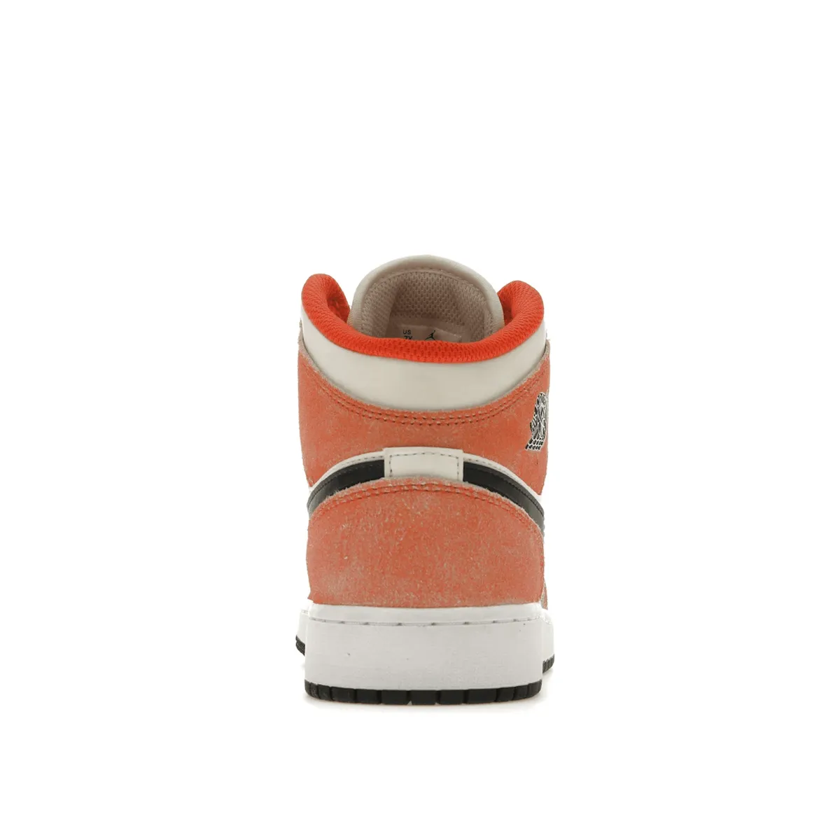Flex Cushioning Air Jordan 1 Mid SE Orange Suede