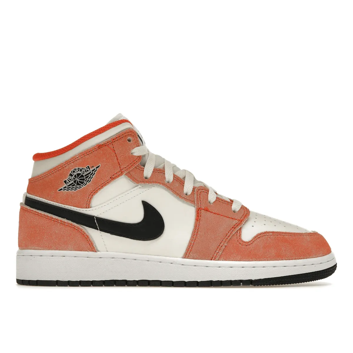 Max Flex Anti Bacterial Air Jordan 1 Mid SE Orange Suede