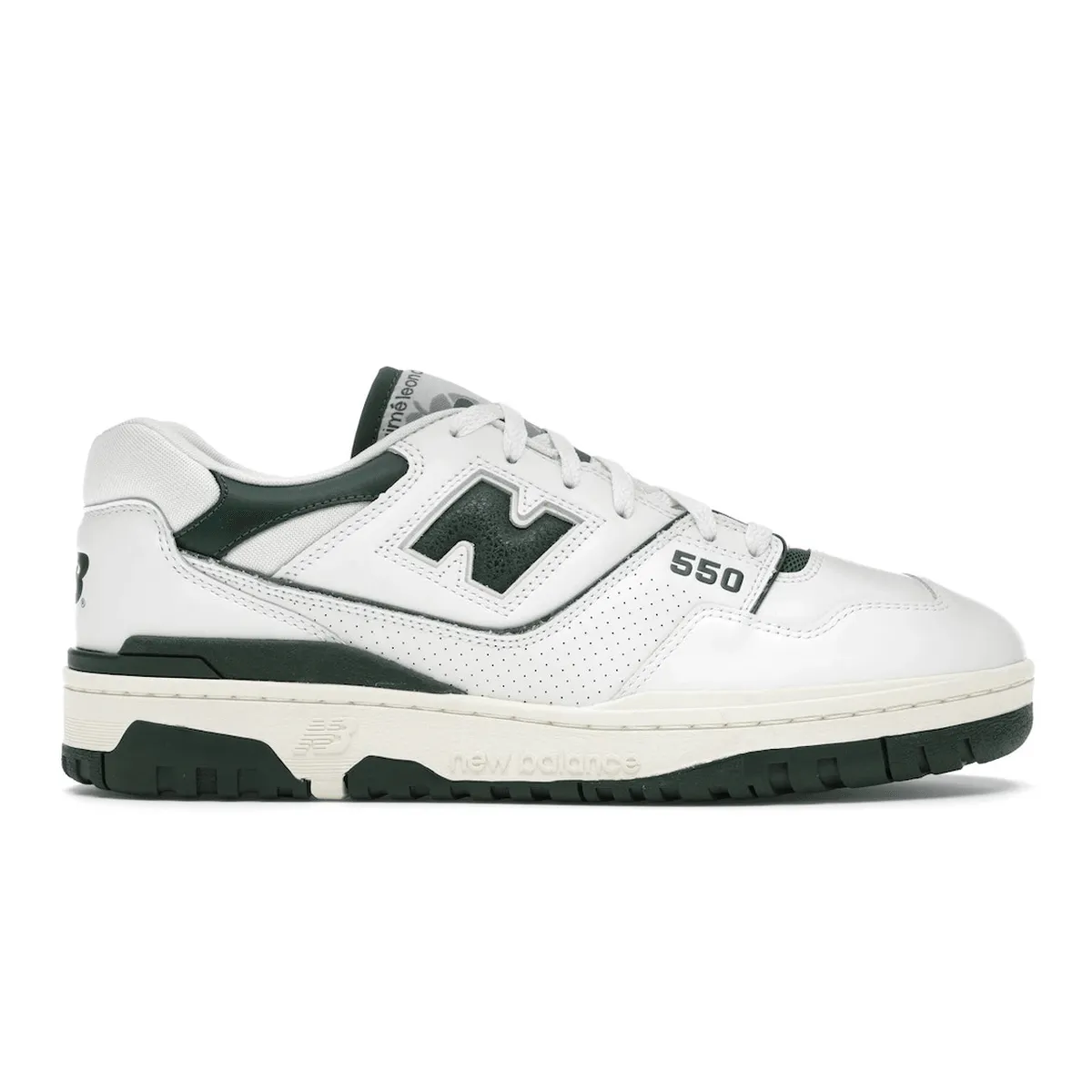 Flex support New Balance 550 Aime Leon Dore White Green