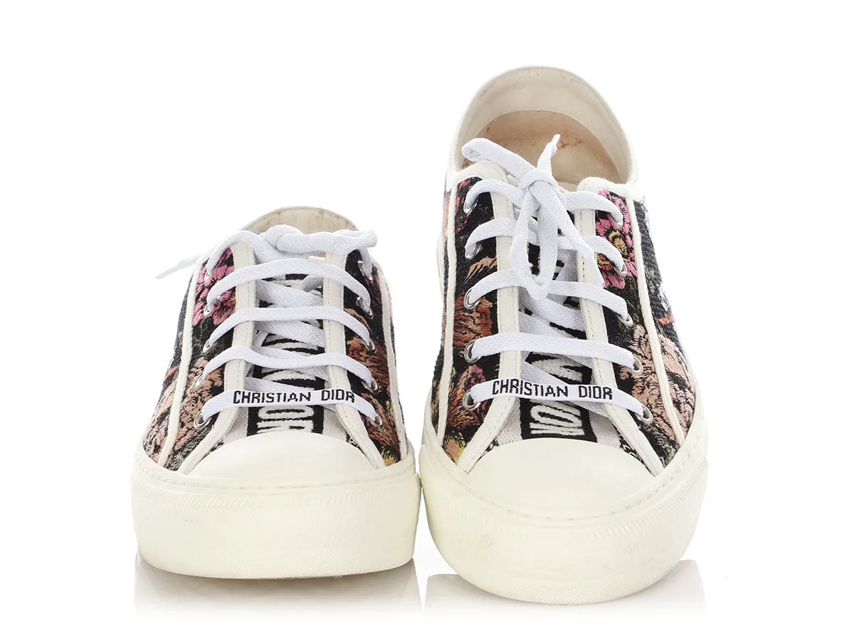 Flexi Dior Black and Multicolor Jardin Botanique WalkNDior Sneakers