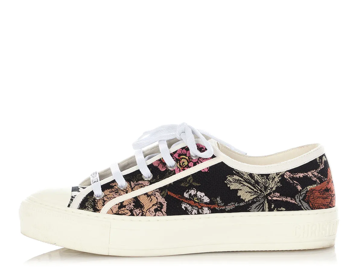 Flexi Dior Black and Multicolor Jardin Botanique WalkNDior Sneakers