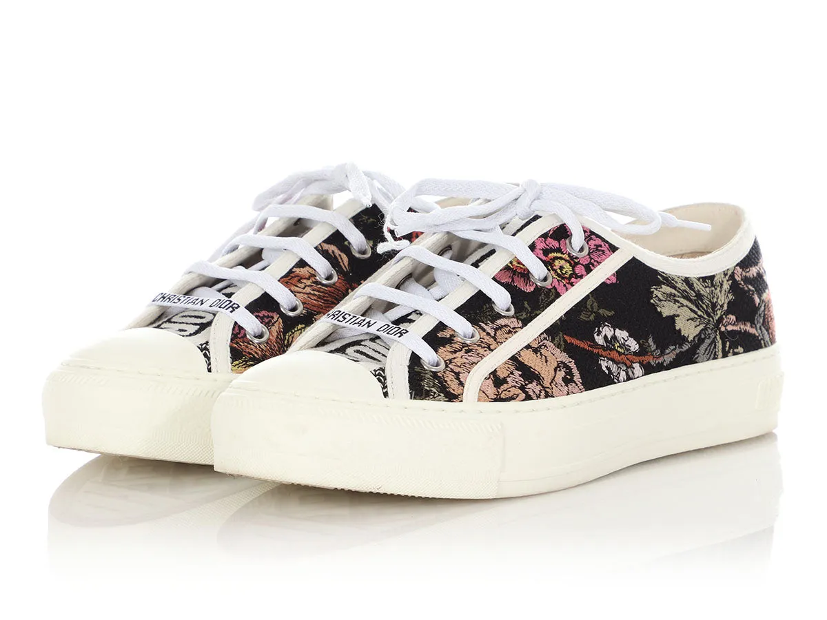 Flexi Dior Black and Multicolor Jardin Botanique WalkNDior Sneakers