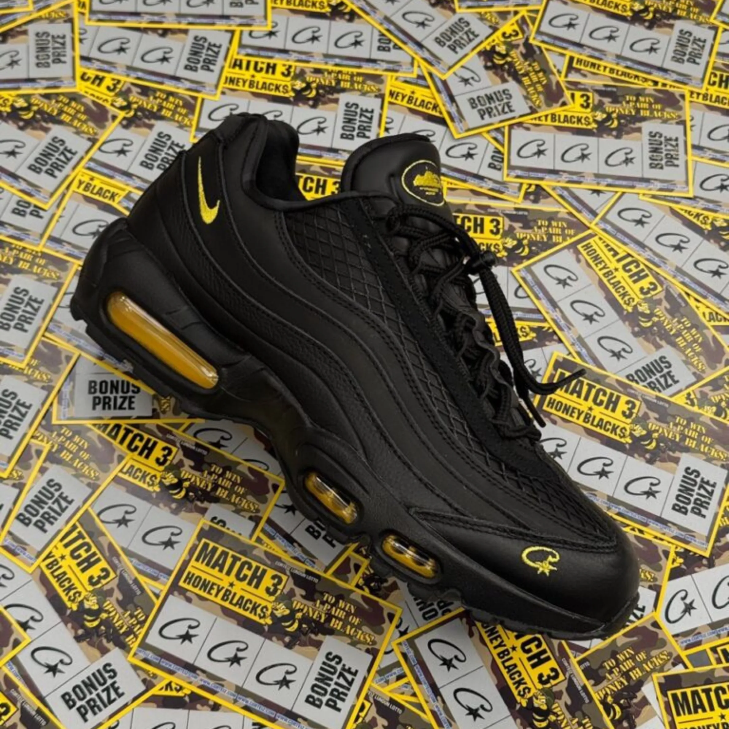 Flexible bend part section Nike Air Max 95 Corteiz Honey Black