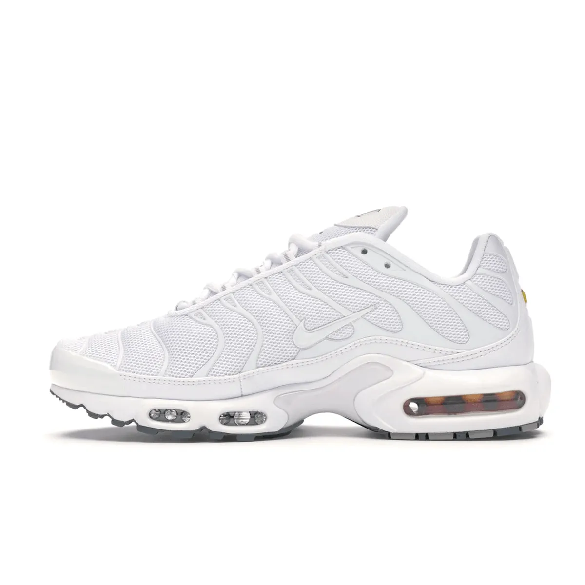 Flexible Frame Design Nike Air Max Plus White