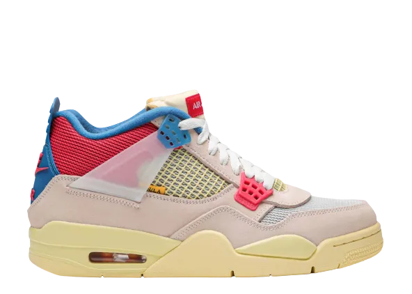 AJ4 Retro Union Guava Ice Soft Insole Weatherproof Footwear