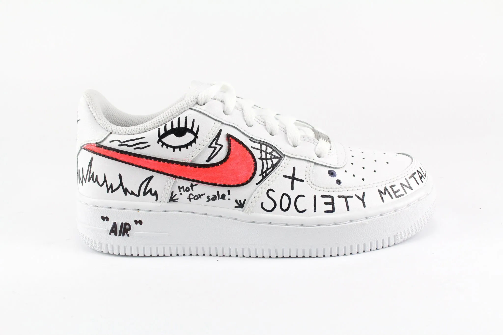 Flexible stability Nike Air Force 1 '07  Fluo Eye & Sword
