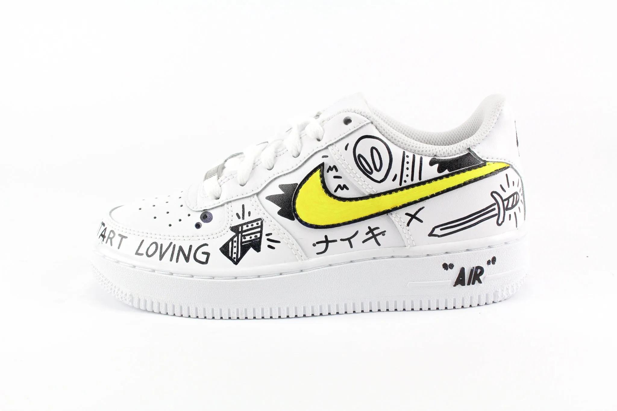 Flexible stability Nike Air Force 1 '07  Fluo Eye & Sword