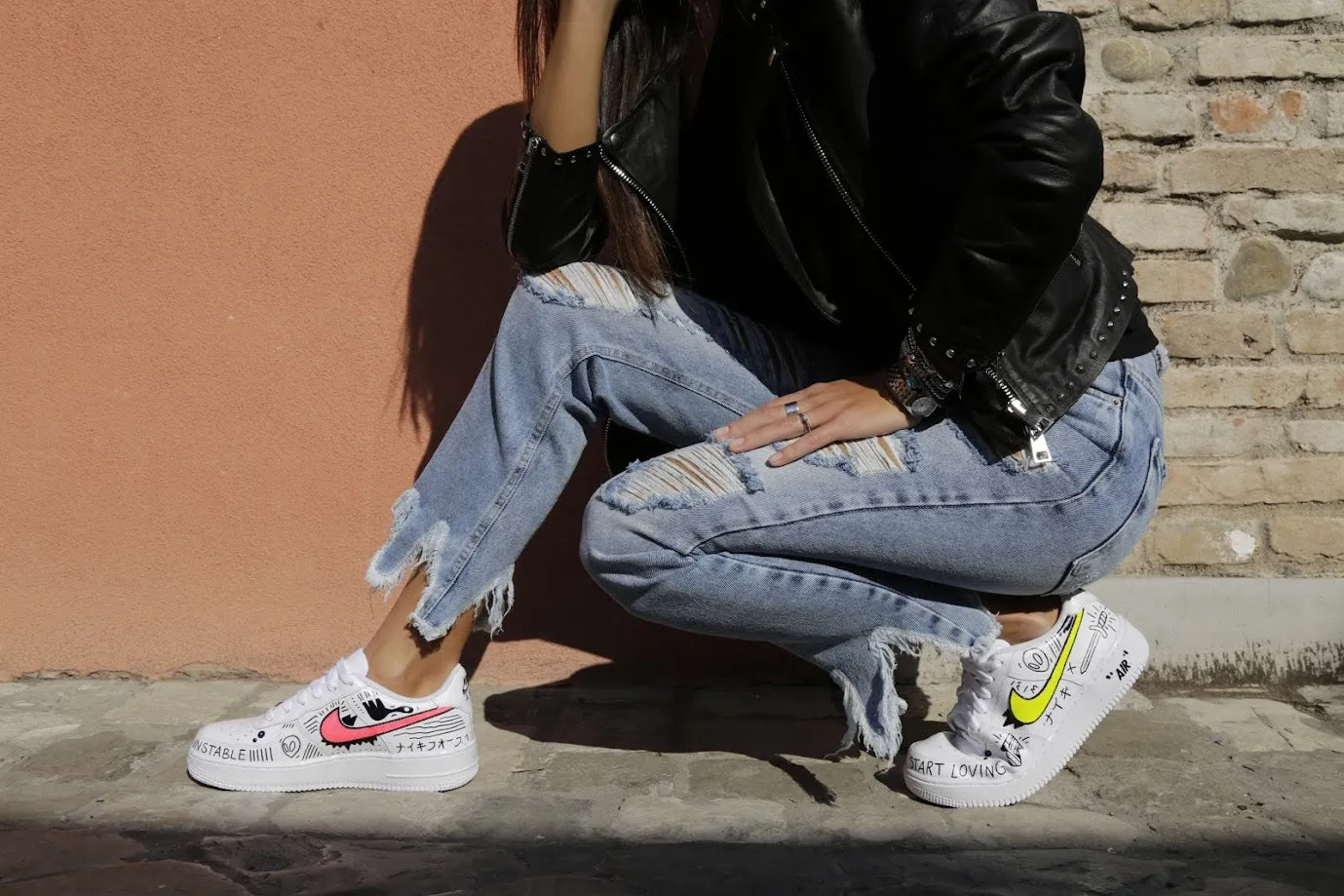 Nike Air Force 1 '07  Fluo Eye & Sword Adaptive Fit