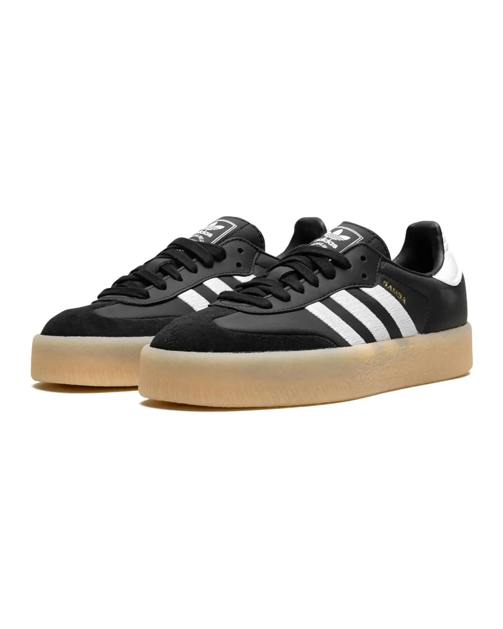 Flexible Step Adidas Samba Black White Gum