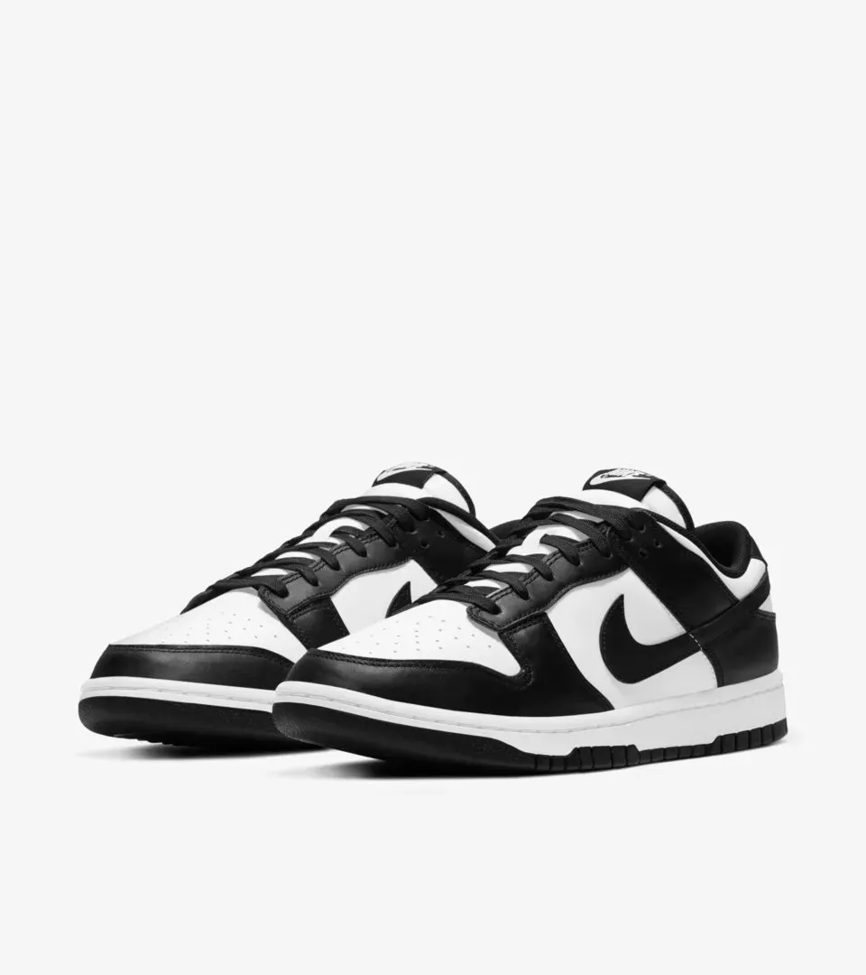 Flexible Step-On Glide Nike Dunk Low Panda Black White