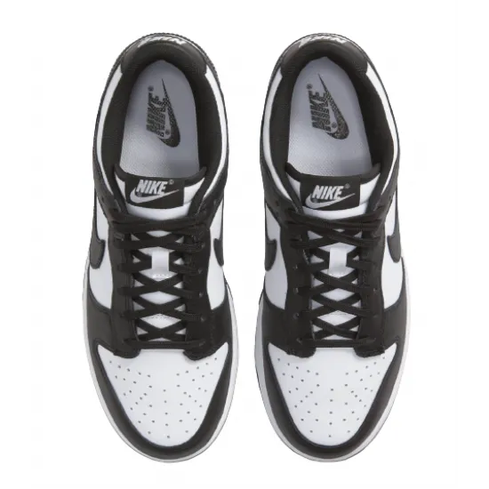 Flexible Step-On Glide Nike Dunk Low Panda Black White